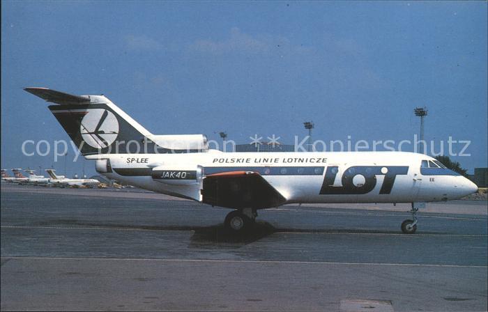 Flugzeuge Zivil LOT Yak-40 SP-LEE c/n 9021560