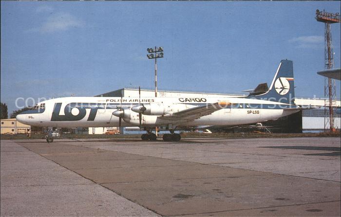 Flugzeuge Zivil Lot Cargo IL-180 SP-LSG