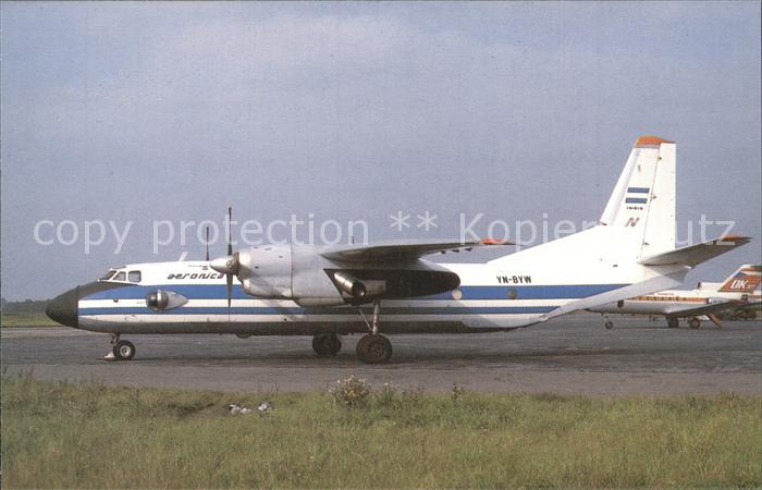 Flugzeuge Zivil Aeronica AN-26 YN-BYW c/n 12404