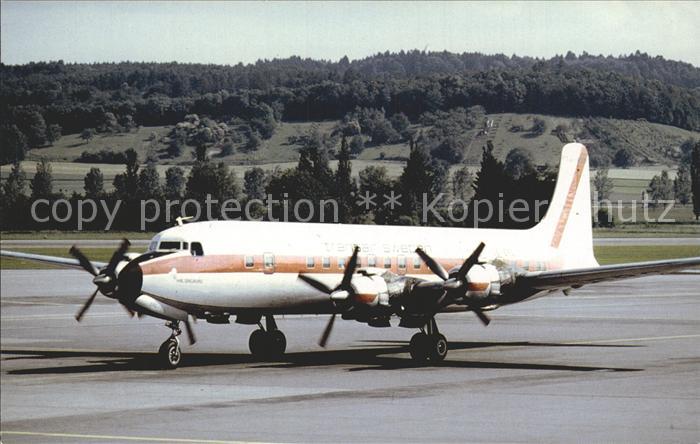 Flugzeuge Zivil Transair Sweden Douglas DC-7