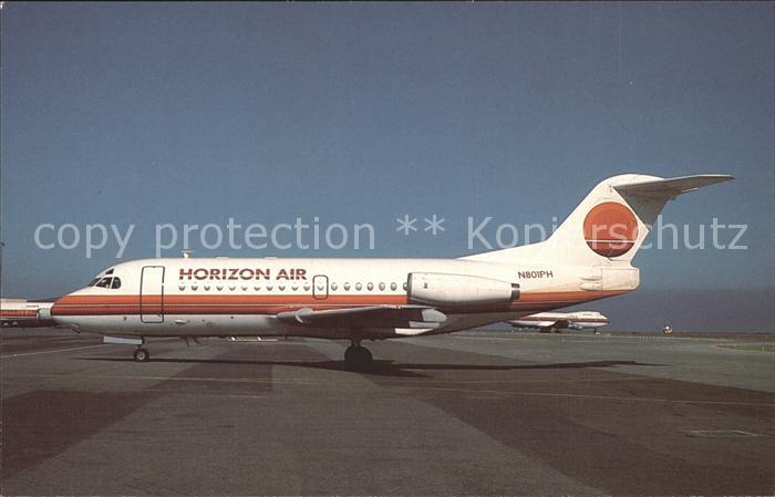 Flugzeuge Zivil Horizon Air Fokker F28-100 Fellowship