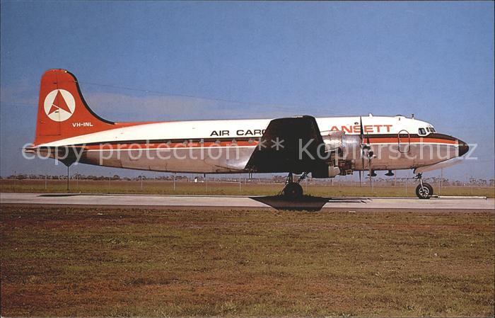 Flugzeuge Zivil Ansett Air Cargo McDouglas DC-4 VH-INL c/n 43071