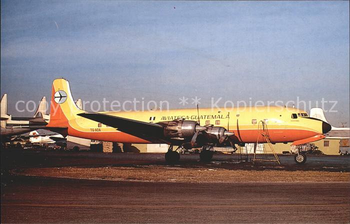 Flugzeuge Zivil Aviateca Guatemala McDouglas DC-6 TG-ADA c/n 43531