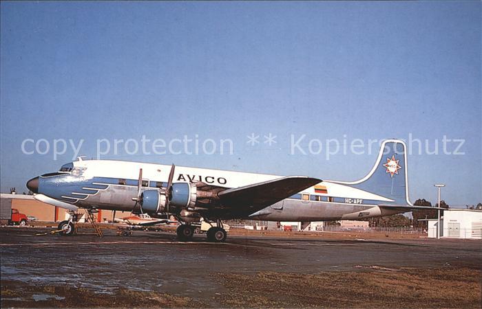 Flugzeuge Zivil Avico-Ecuador McDouglas DC-6 HC-APF c/n 42882