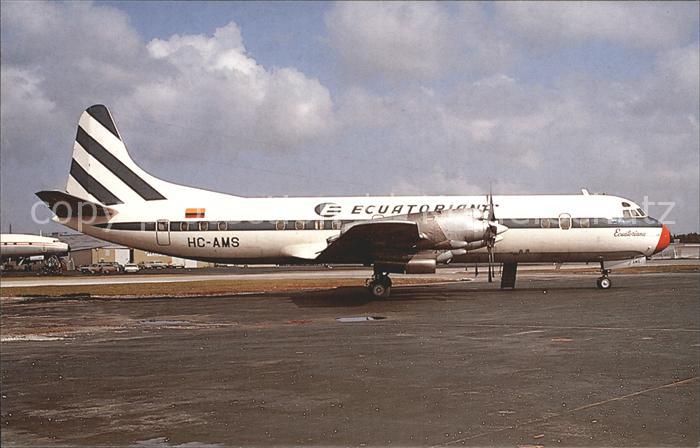 Flugzeuge Zivil Ecuatoriana Lockheed L-188A Electra HC-AMS c/n 1002