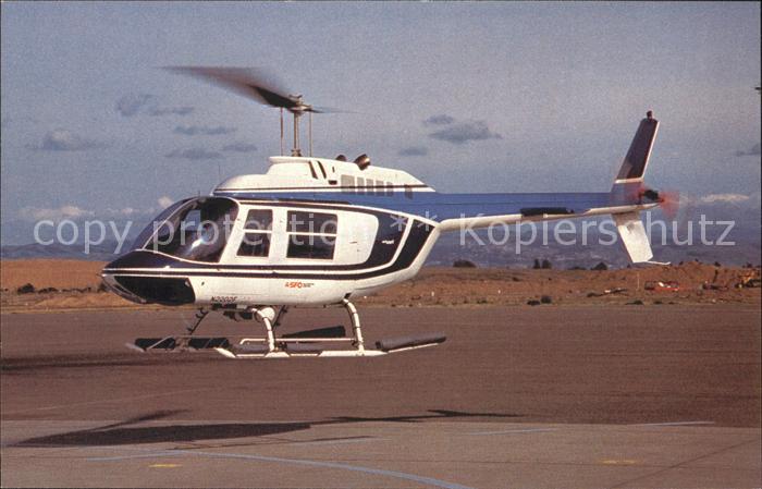 Hubschrauber Helikopter SFO Helicopter Airlines Bell 206-B III Jet Ranger