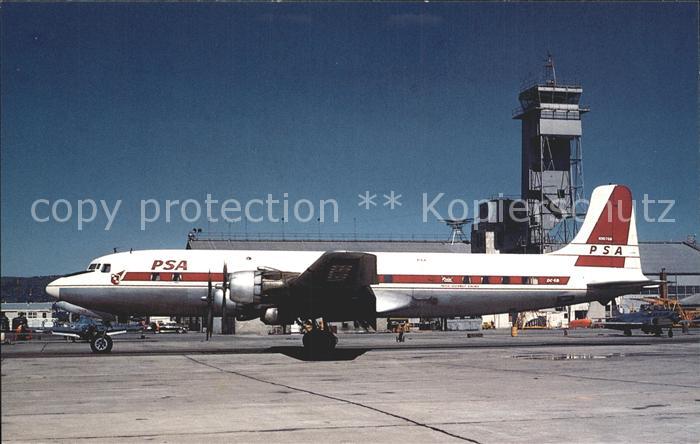 Flugzeuge Zivil Pacific Southwest Airlines Douglas DC-6B
