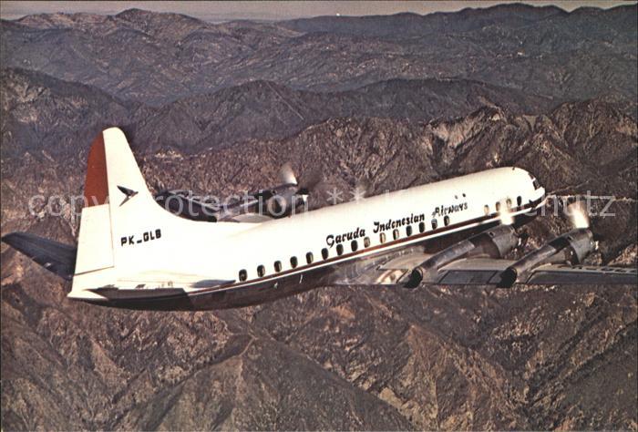 Flugzeuge Zivil Garuda Indonesian Airways Lockheed L-188C Electra