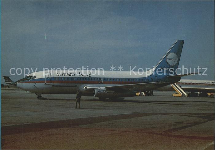 Flugzeuge Zivil Alyemda Boeing 737