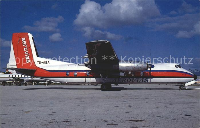 Flugzeuge Zivil Aerovias H.P. Herald 206 TG-ASA c/n 166