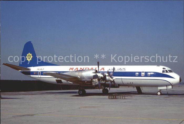 Flugzeuge Zivil Mandala Electra PK-RLF c/n 1006
