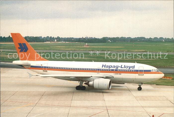 Flugzeuge Zivil Hapag-Lloyd Airbus A310-200 D-AHLV C/N 430