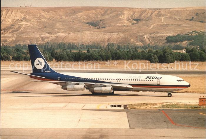 Flugzeuge Zivil Pluna Boeing 707-387B CX-BNU C/N 19239