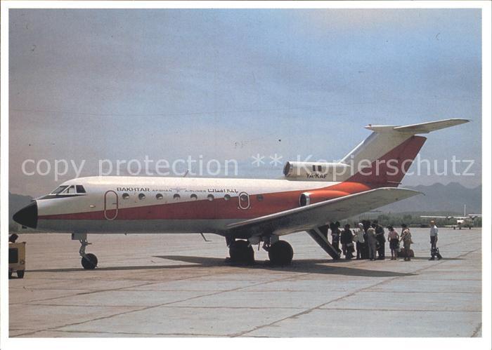 Flugzeuge Zivil Bakhtar Afghan Airlines Yakovlev 40 YA-KAF cn 9120617
