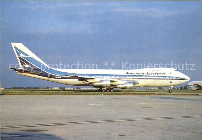 Flugzeuge Zivil Aerolineas Argentinas Boeing 747 LV-MLP