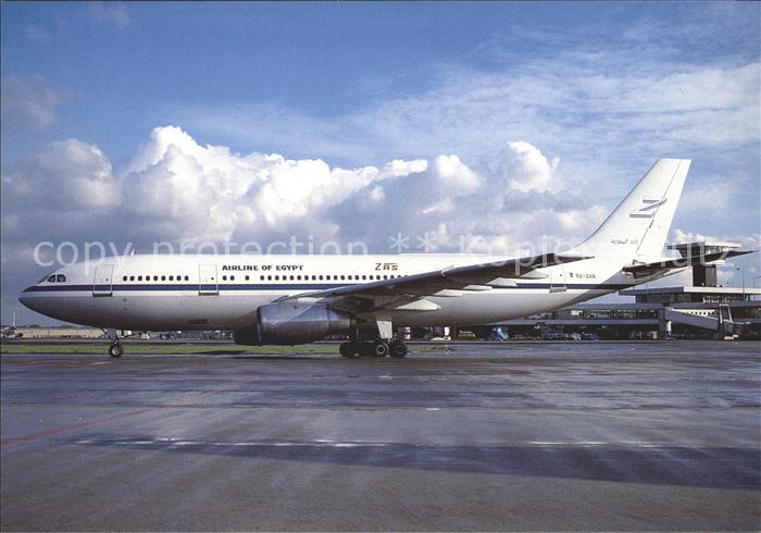 Flugzeuge Zivil Airline of Egypt Airbus 300B4-203 Zarka