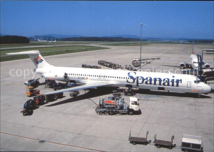 Flugzeuge Zivil Spanair McDonnell Douglas MD-83 EC-GAT