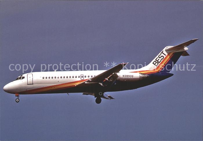 Flugzeuge Zivil Best Airlines DC-9-15 N2892Q cn 45841/46