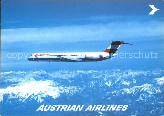 Flugzeuge Zivil Austrian Airlines McDonnell Douglas MD-81