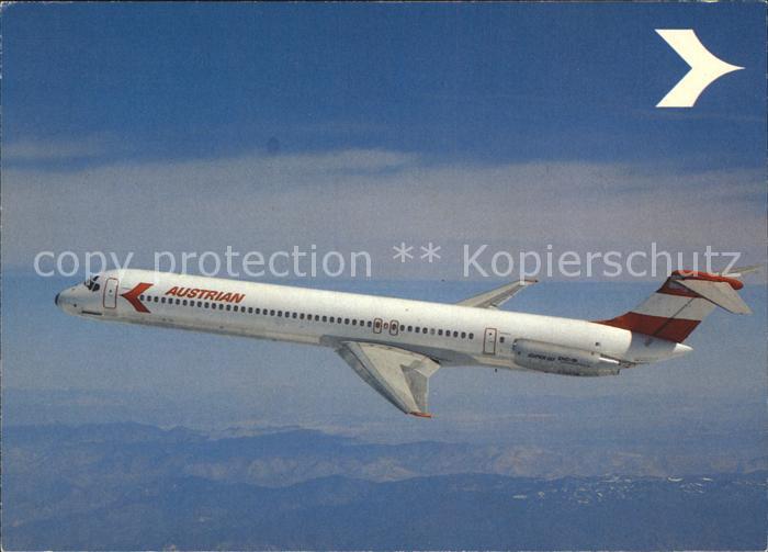 Flugzeuge Zivil Austrian Airlines Douglas DC-9 Super 80 MD-80