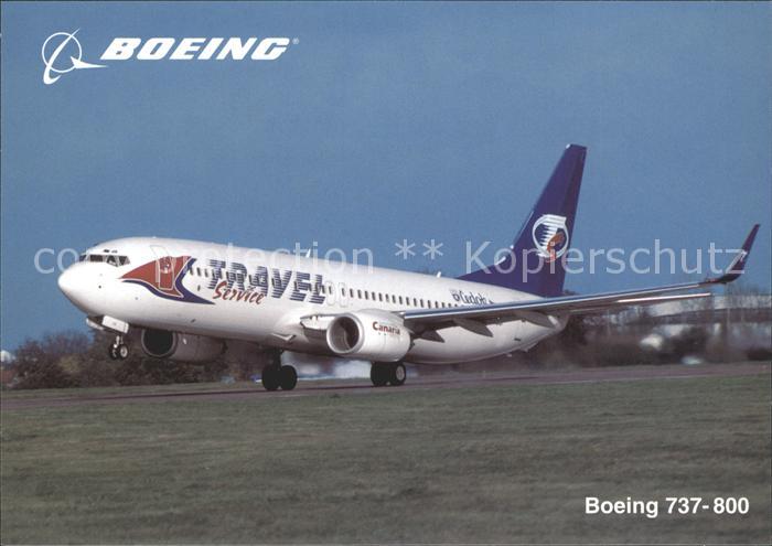 Flugzeuge Zivil Travel Service Boeing 737-800