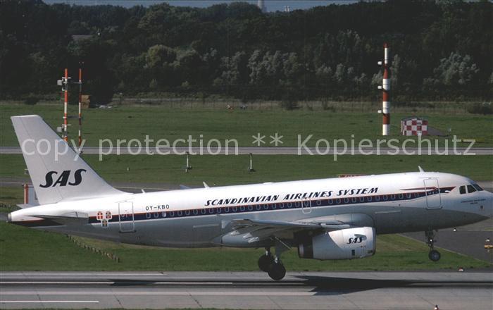 Flugzeuge Zivil SAS Airbus A319-131 OY-KBO Cn 2850