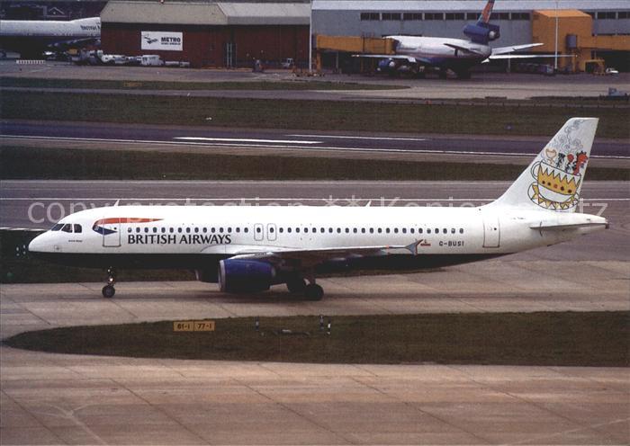Flugzeuge Zivil British Airways Airbus 320-211 G-BUSI c/n 103