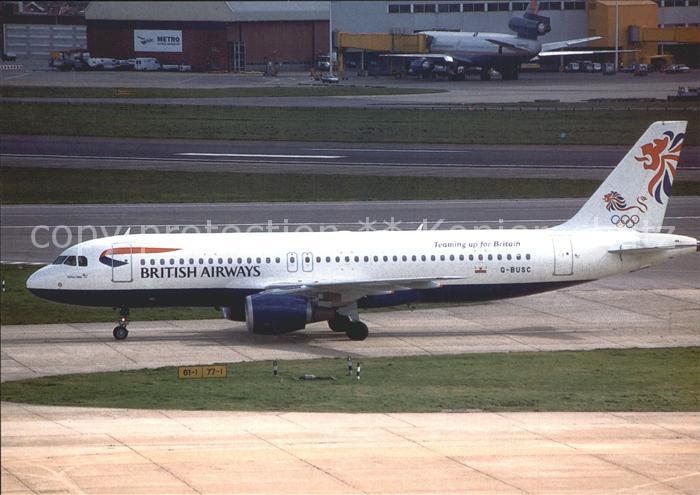 Flugzeuge Zivil British Airways Airbus 320-111 G-BUSC c/n 008