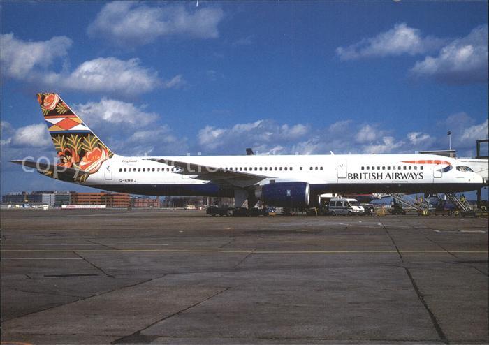 Flugzeuge Zivil British Airways Grand Union col. Boeing 757-236 G-BMRJ