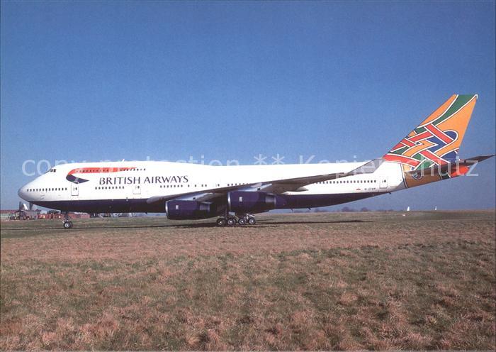 Flugzeuge Zivil British Airways Colum col. Boeing 747-436 G-CIVP c/n 28850