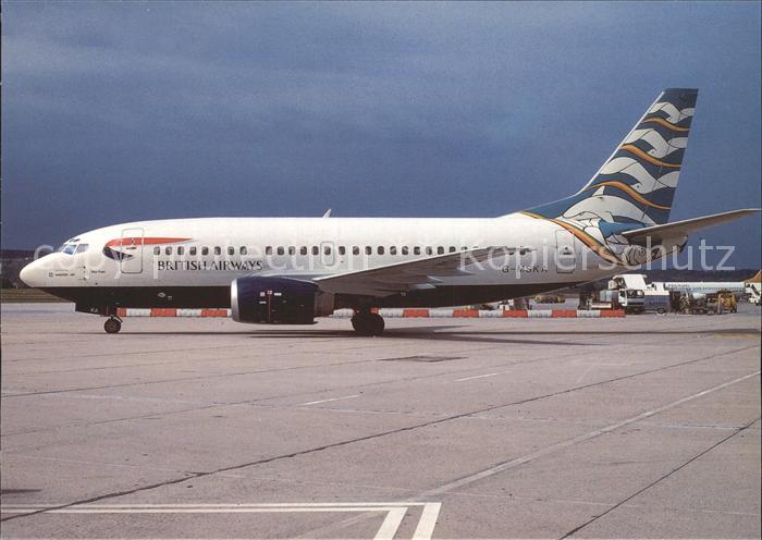 Flugzeuge Zivil British Airways Fish and Birds col. Boeing 737-300 G-MSKA