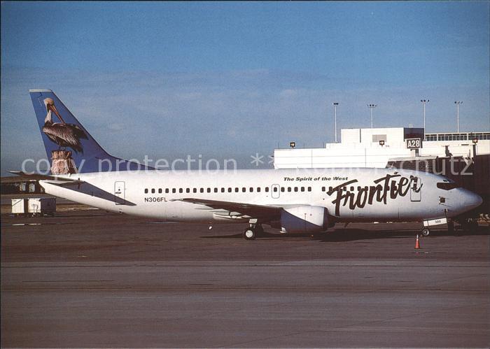 Flugzeuge Zivil Frontier Pelikan col. Boeing 737-36Q N306FL
