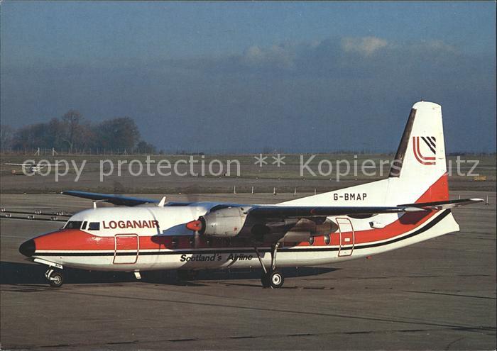 Flugzeuge Zivil Loganair Fokker F-27-200 G-BMAP cn 10302