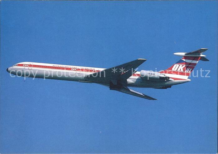 Flugzeuge Zivil CSA Czechoslovak Airlines Ilyushin IL-62