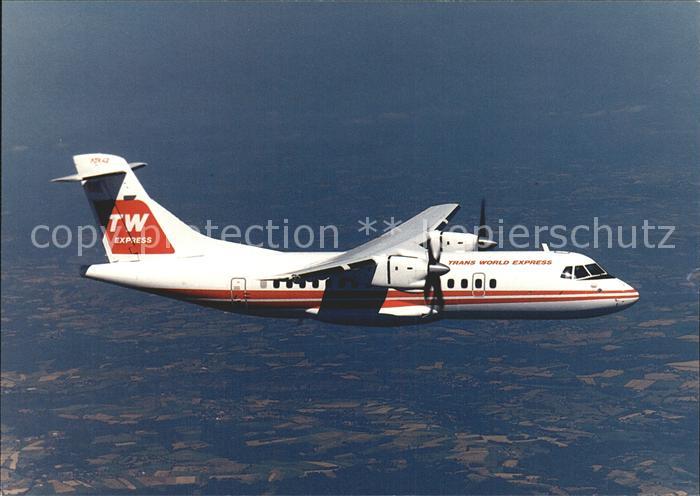Flugzeuge Zivil Trans World Express ATR 42-300