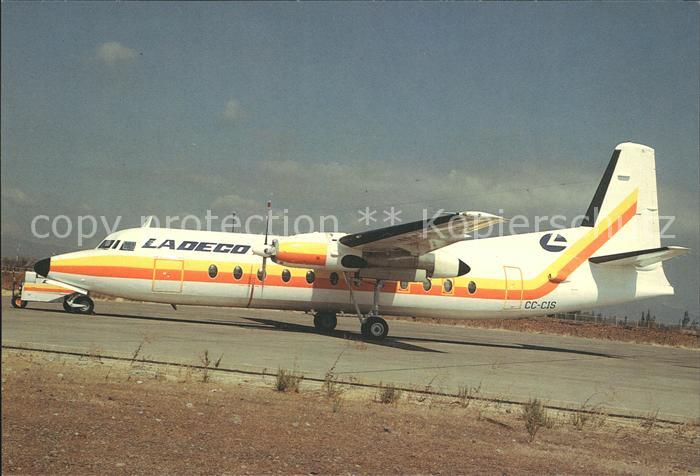 Flugzeuge Zivil Ladeco CC-CIS Fokker F27-Mk500