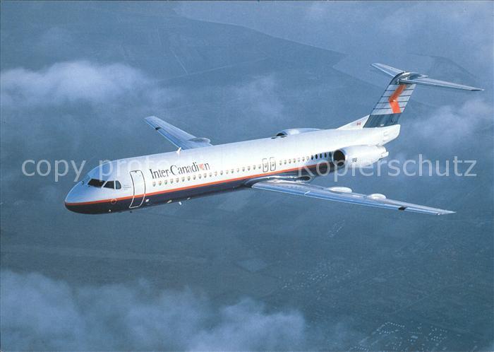Flugzeuge Zivil Inter-Canadien Fokker 100 C-FICB