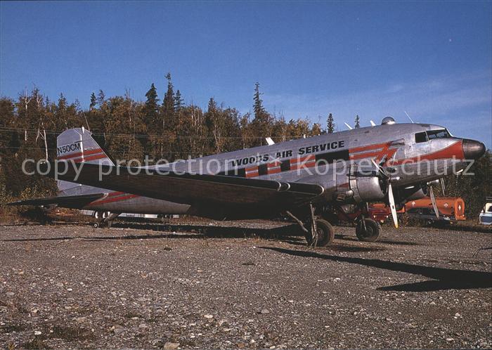 Flugzeuge Zivil Woods Air Service Douglas DC-3C N50CM c/n 13445