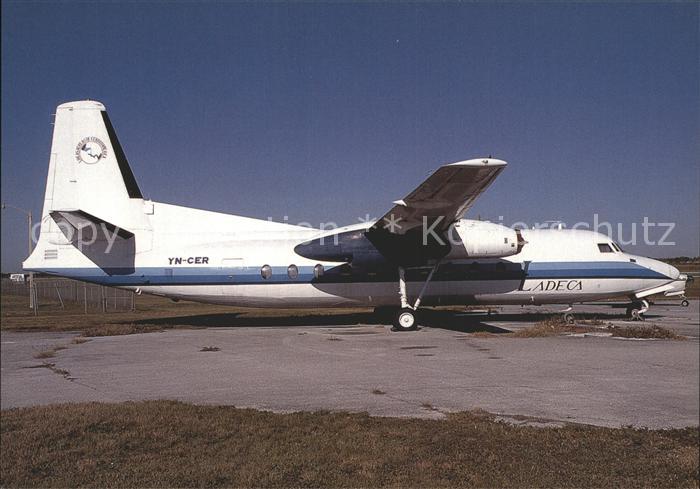Flugzeuge Zivil Ladeca Fokker F27 YN-CER