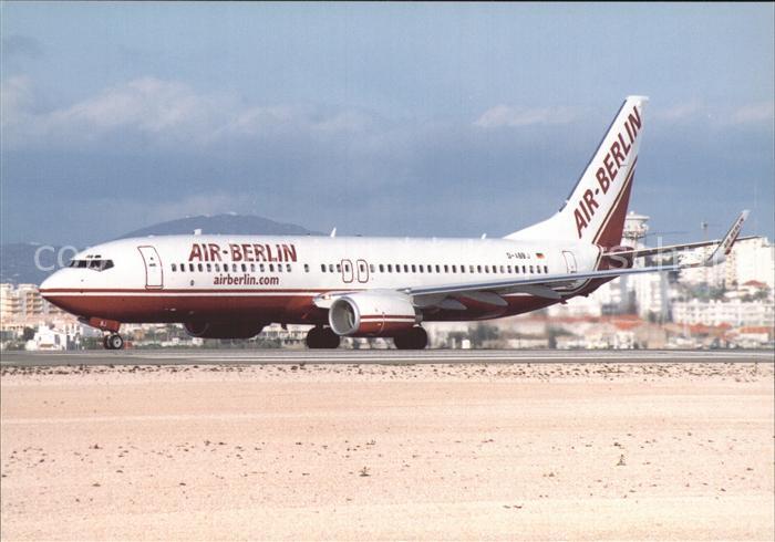 Flugzeuge Zivil Air Berlin D-ABBJ B-737-800 Winglets