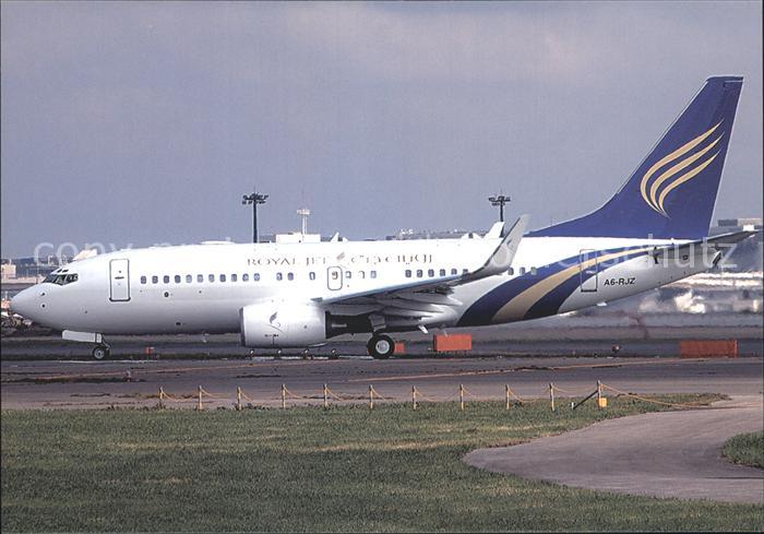 Flugzeuge Zivil Royal Jet A6-RJZ B-737-BBJ