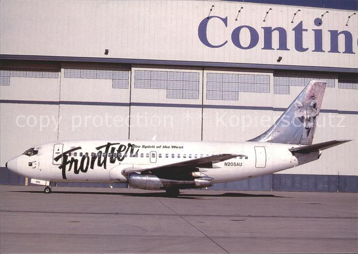 Flugzeuge Zivil Frontier Airlines Boeing 737-201 N205AU c/n 19421/43