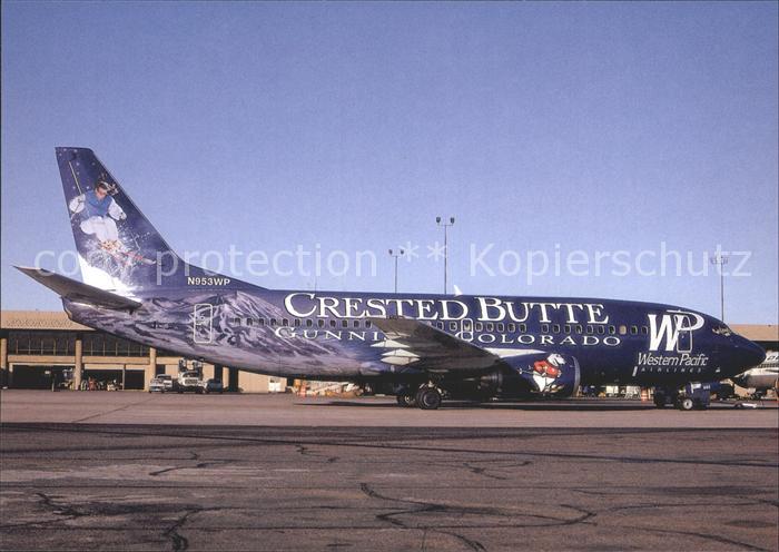 Flugzeuge Zivil Western Pacific Crested Butte Gunnison Colorado Boeing 737-300 N