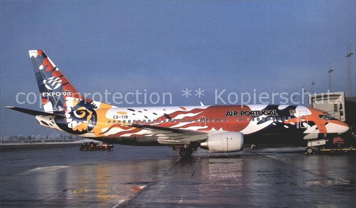 Flugzeuge Zivil TAP Air Portugal Expo 98 Boeing 737-382 CS-TIB