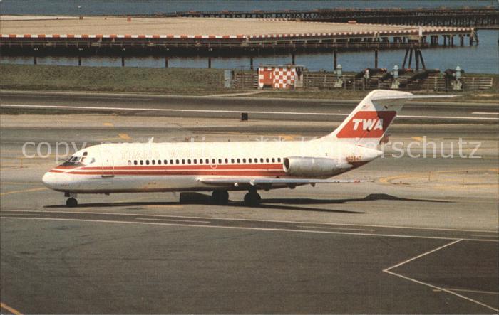 Flugzeuge Zivil TWA Trans World Airlines Douglas DC-9-15