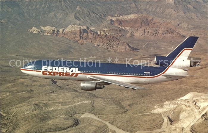 Flugzeuge Zivil Federal Express McDonnell Douglas DC-10-10CF