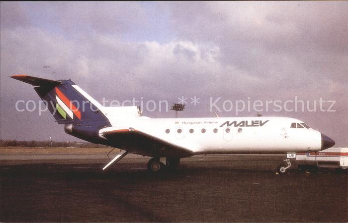 Flugzeuge Zivil Malev JAK-40 HA-LJB