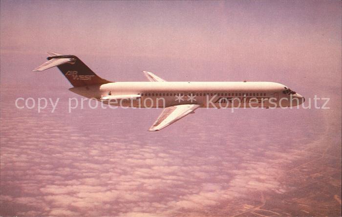 Flugzeuge Zivil Air West McDonnell Douglas DC-9-31