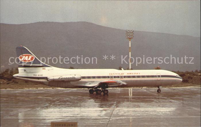 Flugzeuge Zivil JAT Yugoslav Airlines Sud Aviation Caravelle 6N c/n 194 YU-AHE