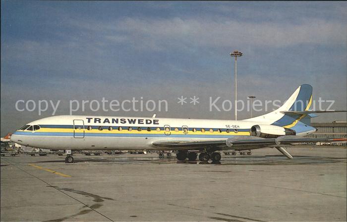Flugzeuge Zivil Transwede Aerospatiale Caravelle 10B SE-DEH c/n 188
